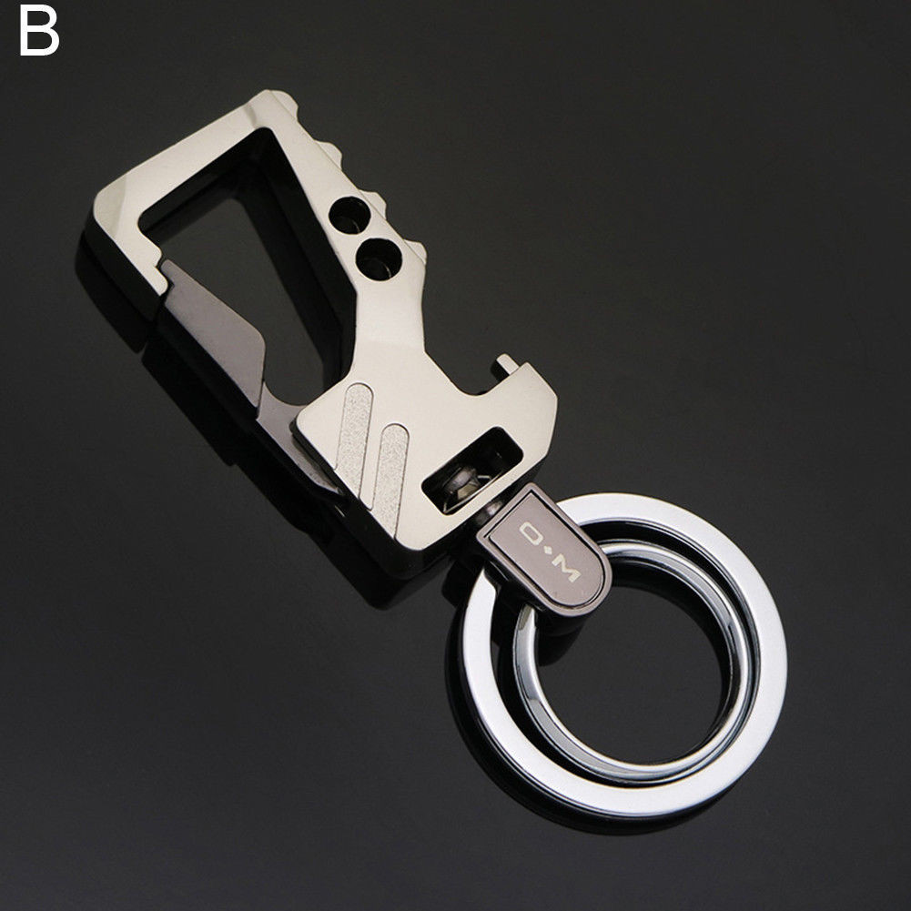 mnjin heavy duty key chain car key ring bottle opener creative gift for men  women wide b 